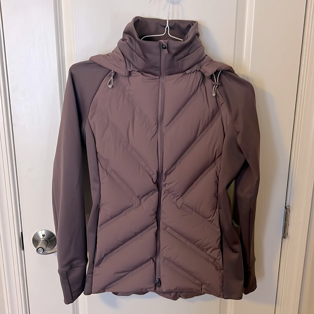 Athleta Inlet Jacket, Smoked Almond Brown (more like dusty purple/mauve).